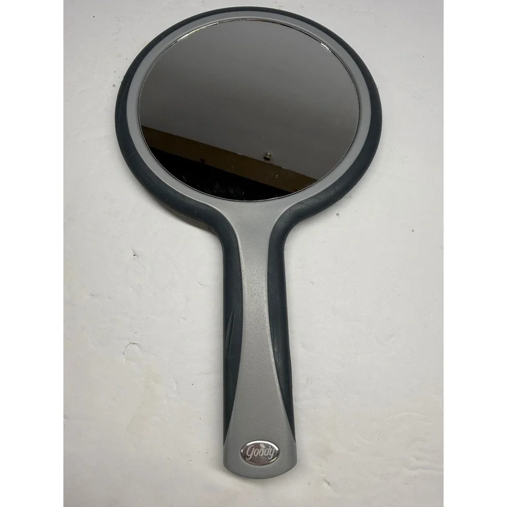 Goody Handheld Mirror Double Sided Two Tone Grey Black Hand Mirror Multi-View